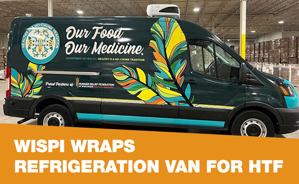 WISPI Wraps Refrigeration Van for HTF