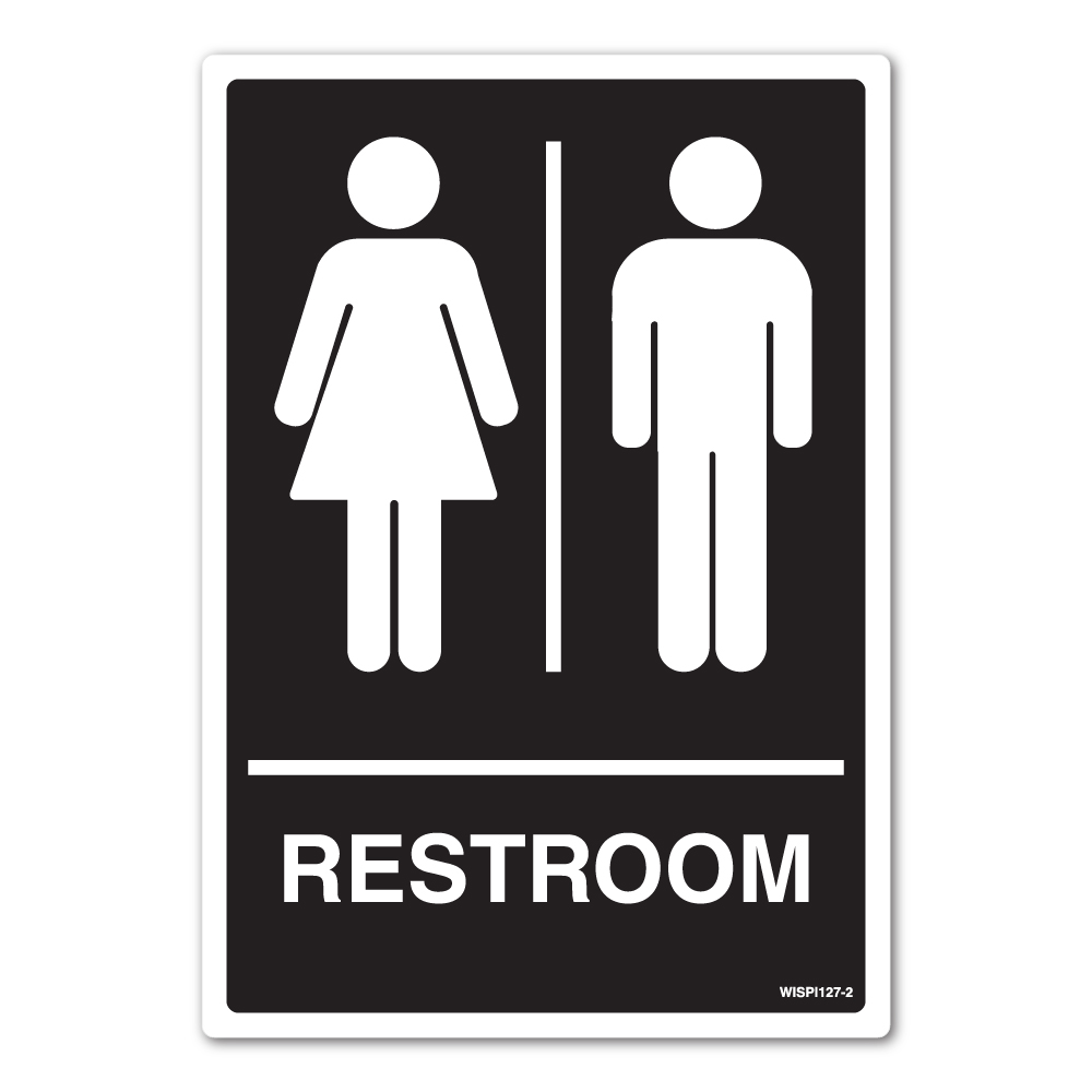 Restroom Decal