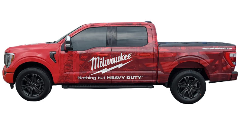 Milwaukee truck wrap my WISPI