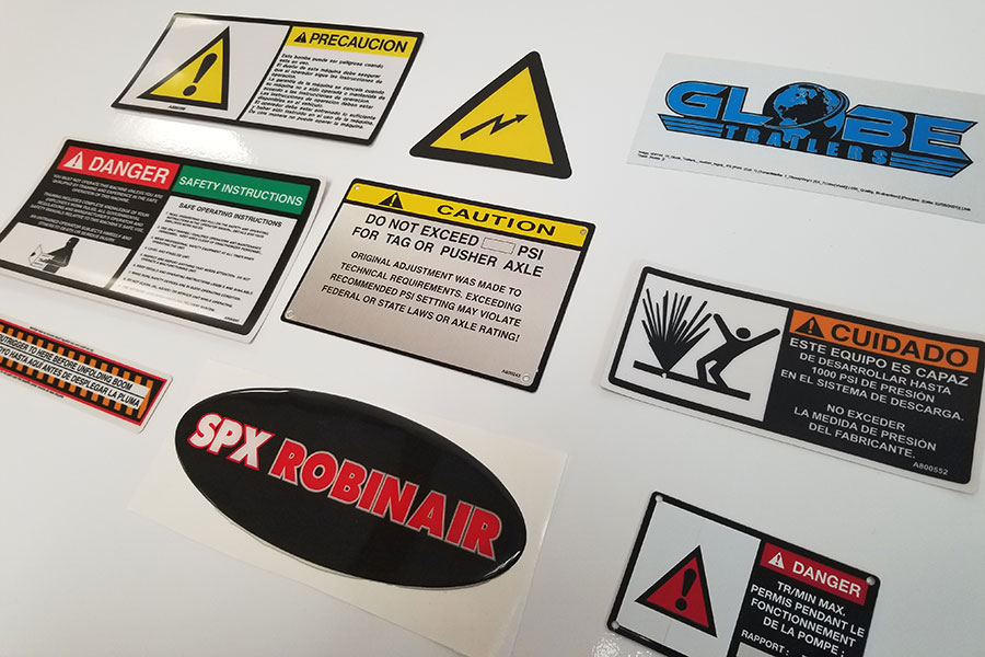 Warning-Safety-Branding Decals WISPI